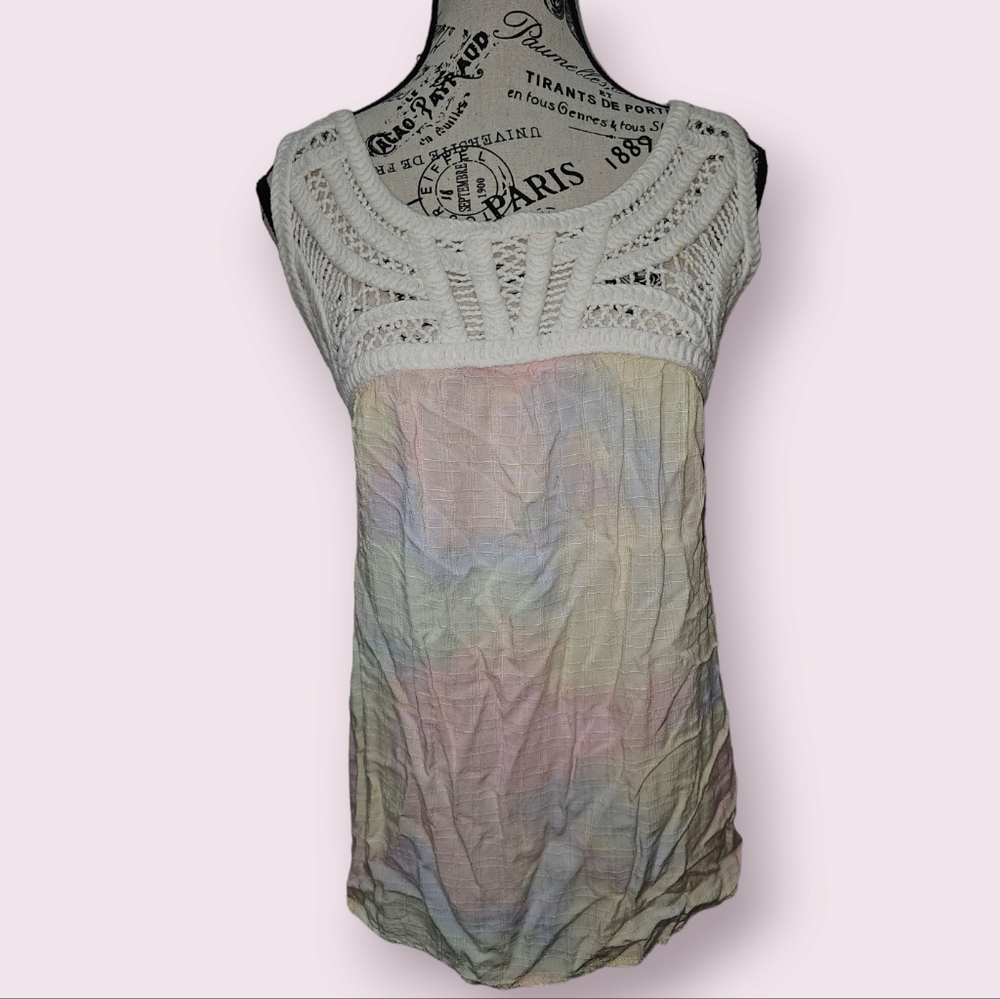 Maurices Rainbow and Knit Tank Top Size 1x